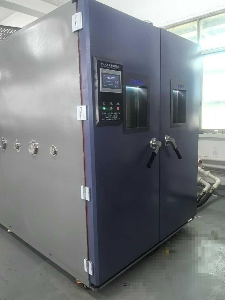 5.2m3步入式恒溫恒濕箱，送貨深圳做驅動電機客戶公司